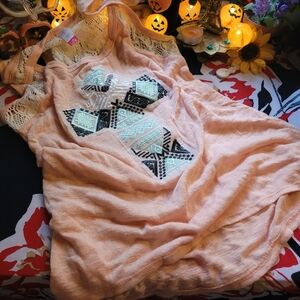 Tank top with a cross